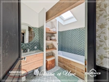 MAISON CONTEMPORAINE À OSSATURE BOIS – DPE A – PISCINE AU SEL – LA CAUNETTE