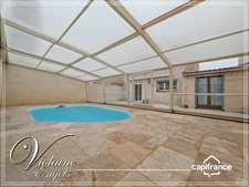Covered Pool Family Home with Garage – Narbonne, South of France