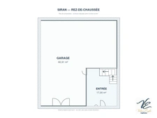 **Renovated house for sale in Siran – 3 bedrooms, terrace, courtyard and large garage**