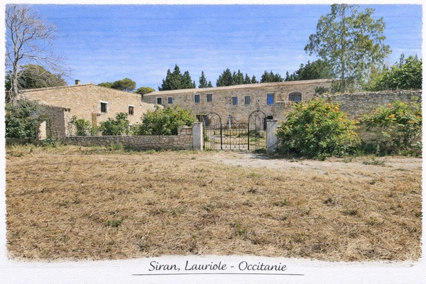 Siran – Domaine de 36 hectares avec bâtiments restaurés – idéal projet touristique, équestre ou agricole