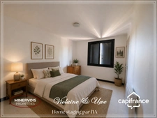 Renovated Village House with Large Garage and Covered Terrace – Siran, South of France