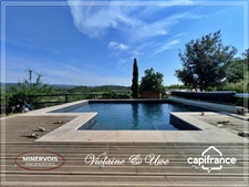 LA CAUNETTE – CONTEMPORARY ECO HOME WITH POOL – PEACEFUL HAMLET SETTING