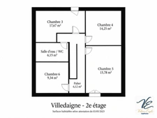 MAISON DE CARACTÈRE – 6 CHAMBRES, ASCENSEUR, TERRASSE ET VUE SUR LES VIGNES – VILLEDAIGNE