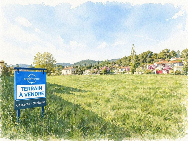 **Terrain 2005 m² à vendre – Cesseras (34210) – divisible – beau potentiel**