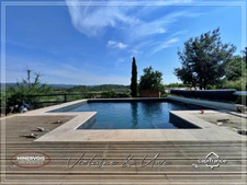 MAISON CONTEMPORAINE À OSSATURE BOIS – DPE A – PISCINE AU SEL – LA CAUNETTE