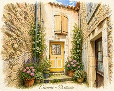 Maison de village avec terrasses – 2 chambres – potentiel locatif – Cesseras (Minervois)