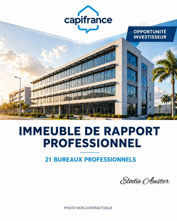 Immeuble professionnel de rapport de 18 bureaux