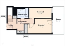 Haute Savoie (74), à vendre SAMOENS - Domaine skiable Grand Massif - Appartement T4 duplex