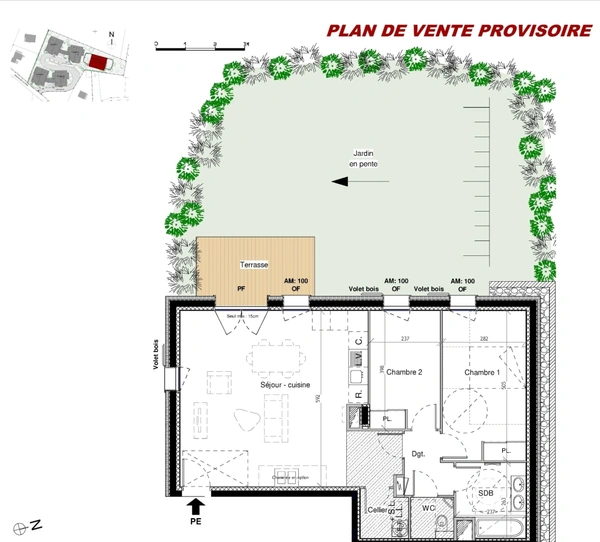 Haute Savoie (74), à vendre SAMOENS - Domaine skiable Grand Massif - Appartement T5 duplex