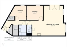 Haute Savoie (74), à vendre LES GETS - Domaine skiable Portes du Soleil - Appartement T3