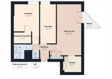 Haute Savoie (74), à vendre SAMOENS - Domaine skiable Grand Massif - Appartement T3