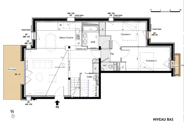Haute Savoie (74), à vendre SAMOENS - Domaine skiable Grand Massif - Appartement T5 duplex