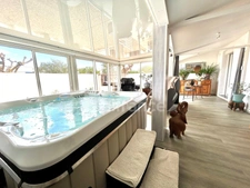 À VENDRE Carnon plage 34130 - Villa+Appartement - 8 pièces, 180m² - 5 chambres - garage - 2 terrasses -véranda- jardin - Proche mer - MAUGUIO (34)