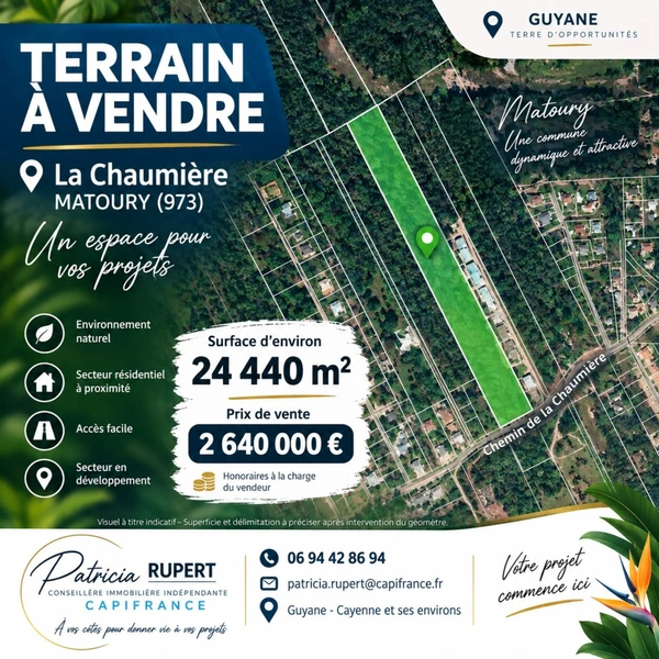 Terrain à vendre  MATOURY (973)