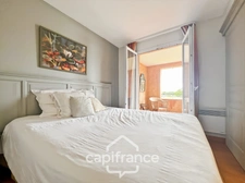 Appartement de 33m2 vue exceptionnelle sur le parcours, une chambre meublé, équipé et décoré