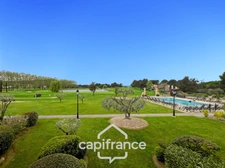 Appartement de 33m2 vue exceptionnelle sur le parcours, une chambre meublé, équipé et décoré