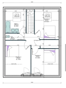 LA BAULE HOUSE OF 130M2-LA BAULE BELSON AREA-LAND OF 635M2-GARAGE OF 16M2