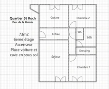 Appartement à vendre 3 pièces AMIENS (80)