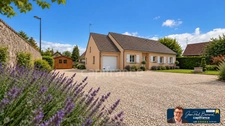 Châtenoy-En-Bresse (71) Maison de plain-pied à vendre de 127.57 m² 7 pièces 4 chambres terrain de 1009 m²