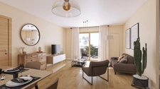 OLETTA (20) appartement à vendre 2 pièces de 38,46 m2 avec terrasse et jardin