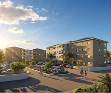 PENTA DI CASINCA (20) appartement à vendre 2 pièces de 43,04 m2 avec terrasse de 40,56 m2 et jardin
