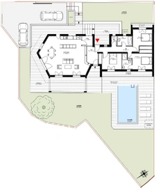 Dpt Corse (20), à vendre SAINTE LUCIE DE PORTO VECCHIO maison P4 de 122,08 m2 avec piscine et proche de la mer 