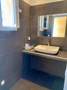 Dpt Corse (20), à vendre FAVONE appartement T3 de 53,60 m2 en rez de jardin plage à pied vue mer