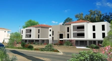 Dpt Corse (20), à vendre Sainte Lucie de PORTO VECCHIO appartement T2 de 42,97m²  - Terrasse de 13,38 m2
