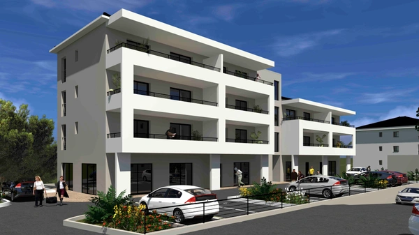 appartement à vendre 2 pièces FOLELLI (20) de 43,21 m2 avec terrasse de 14 m2
