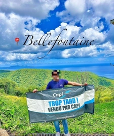 À Vendre – Terrain Constructible à Bellefontaine (972) 🌴 VUE MER IMPRENABLE 