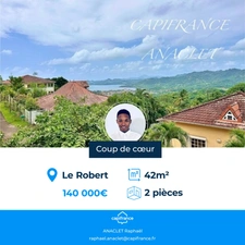 🏡 À VENDRE – Appartement T2 avec vue mer panoramique – Le Robert