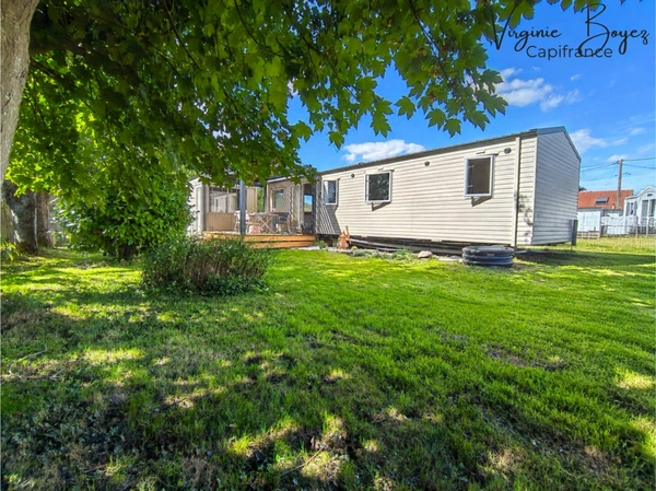 🌿 À VENDRE – TERRAIN DE LOISIRS AVEC MOBIL-HOME 4 SAISONS – SECTEUR BOURBOURG