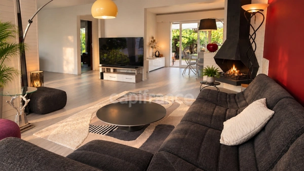  Maison avec vue mer, jacuzzi et magnifique jardin au Moulin Blanc
