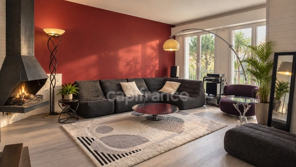  Maison avec vue mer, jacuzzi et magnifique jardin au Moulin Blanc