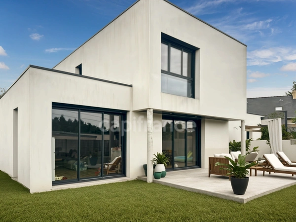 BREST SAINT MARC - Maison contemporaine de 171 m² construite en 2022 (sous garantie décennale).