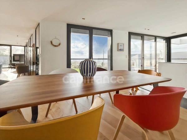 Villa d'architecte contemporaine d’exception à Plougastel – Vue panoramique sur la rade de Brest – 
