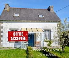 ROSNOEN (29) - Maison 80 m² à rénover - 2 chambres - Terrain 335 m²