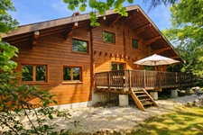 Chalet bois en madrier à vendre dans le Jura, entre Andelot-En-Montagne et Champagnole (39300)