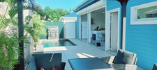 Dpt Guadeloupe (971), à vendre SAINTE ANNE maison meublée et équipée P3 avec piscine