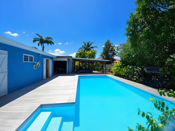  Rare Villa Familiale 4 Ch + Bungalow à 500m mer à vendre (971),Sainte-Anne Monmain