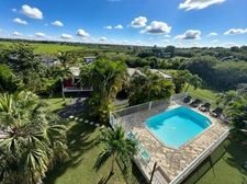 3 villas ou Gites à vendre à ANSE BERTRAND (971),piscine, 2000M2 terrain, proches plages 