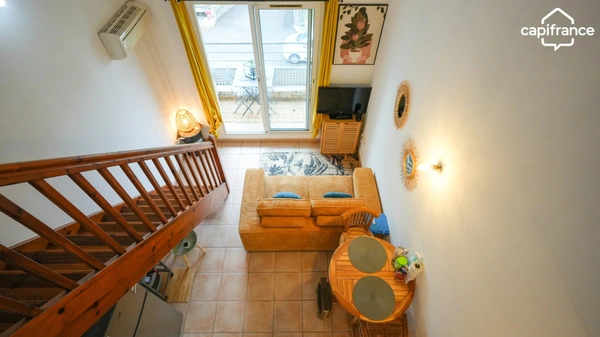 🏡 À louer – Studio T1 Bis avec mezzanine, terrasse & parking privatif