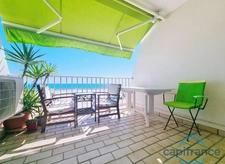 Appartement VUE MER en 1ère ligne, traversant et au DERNIER ETAGE - T2 rénové de 40m² + Terrasse - La GRANDE-MOTTE (34)