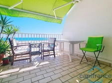 Appartement VUE MER en 1ère ligne, traversant et au DERNIER ETAGE - T2 rénové de 41m² + Terrasse - La GRANDE-MOTTE (34)