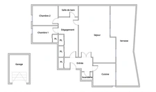 Appartement 3/4 pièces de 93m² avec Terrasse 16m² vue dégagée + Garage et Parking - Montpellier (34)