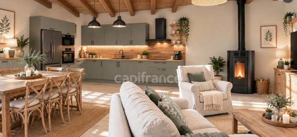 Noyers-sur-Cher (Loir-et-Cher), à vendre LONGERE 11 pièces de 232 m²