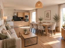 Joué-lès-Tours (Indre-et-Loire), à vendre APPARTEMENT 3 pièces de 65 m²
