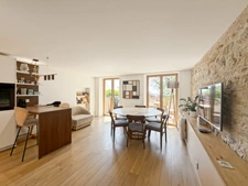A LOUER - Appartement T4 type maison villageoise meublé - GRILLY 