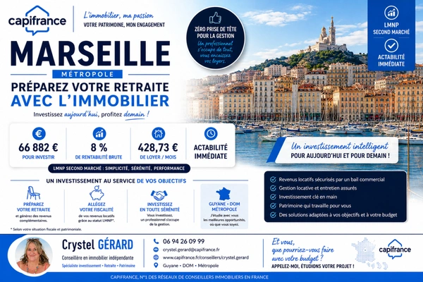 MARSEILLE STUDIO LMNP Seconde Marché