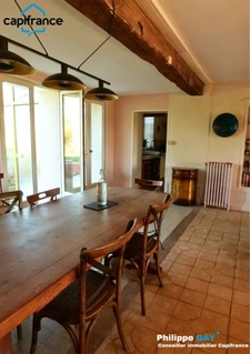 À VENDRE – Exclusivité Sud Bourgogne, Brionnais, Propriété du XIXème, 7,6 hectares libres, 2 étangs
